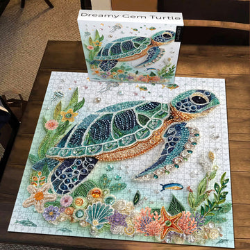 Dreamy Gem Turtle Jigsaw Puzzle 1000 Pieces
